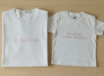Coppia di T-shirt Favolosa come mamma