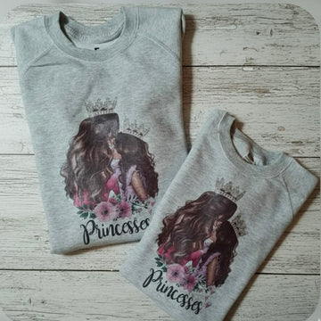 Coppia di felpe princess