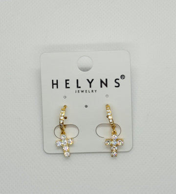 Orecchini Cross shine