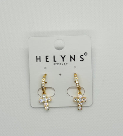 Orecchini Cross shine