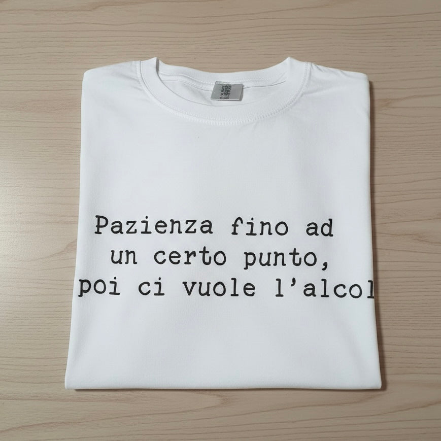 T-shirt alcool