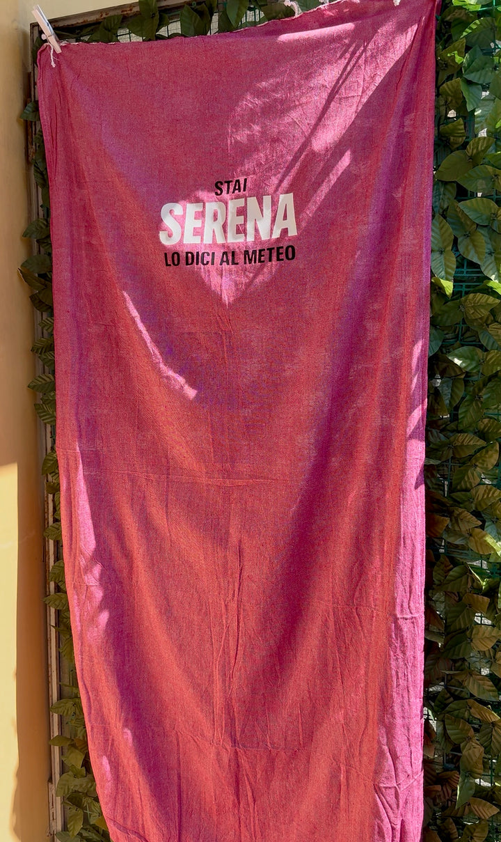 Telo mare/pareo Stai serena