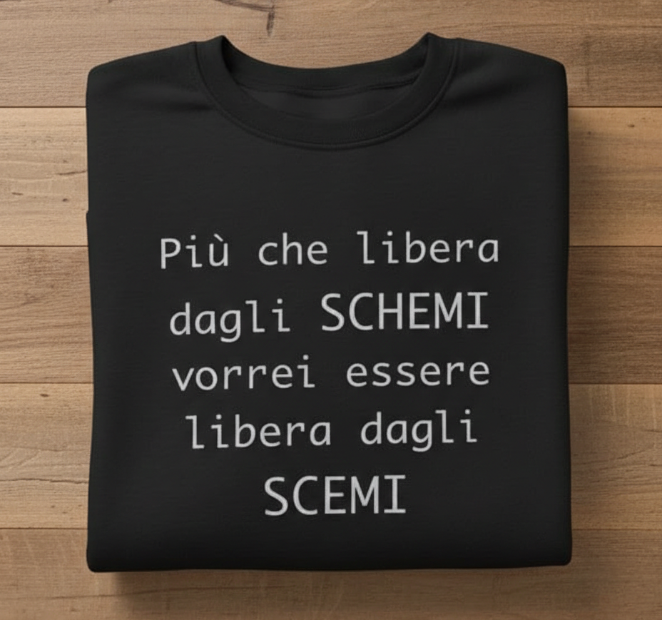 Felpa libera dagli scemi