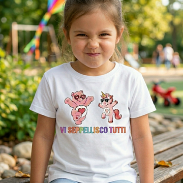 T-shirt vi seppellisco bimba
