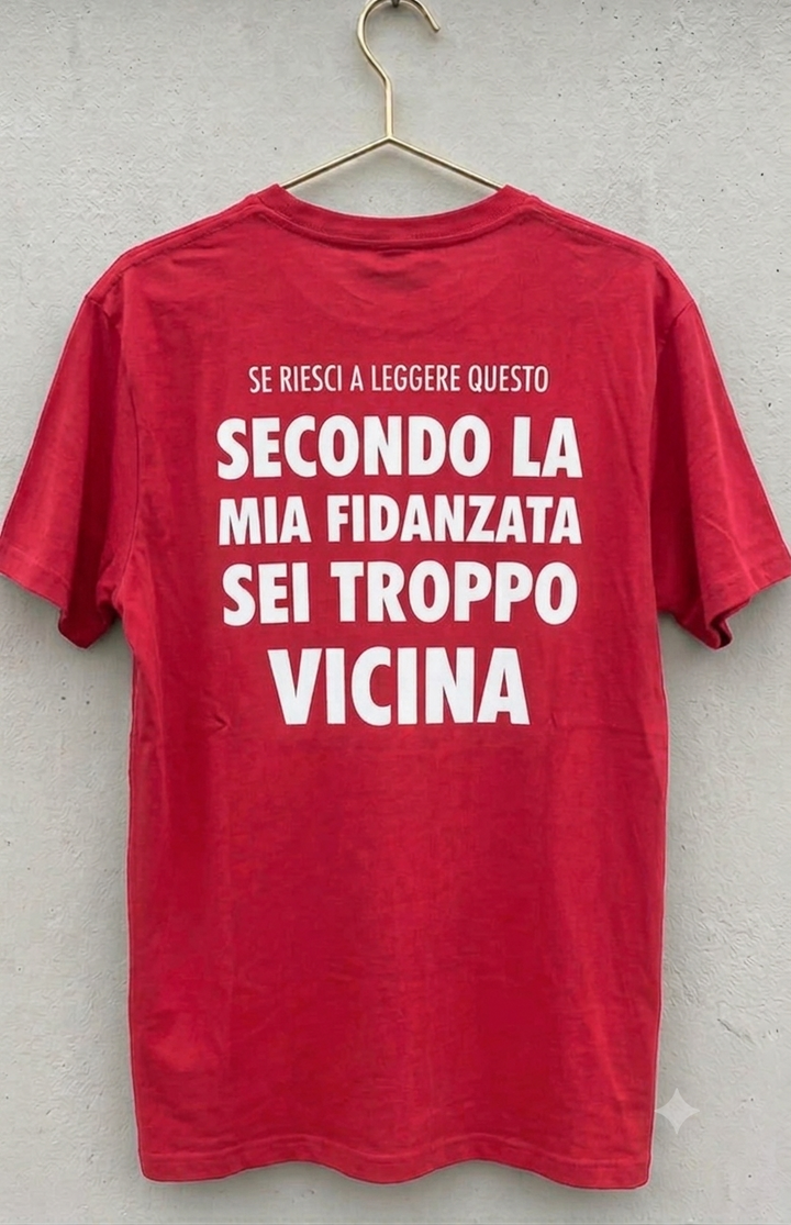 T-shirt sei troppo vicina