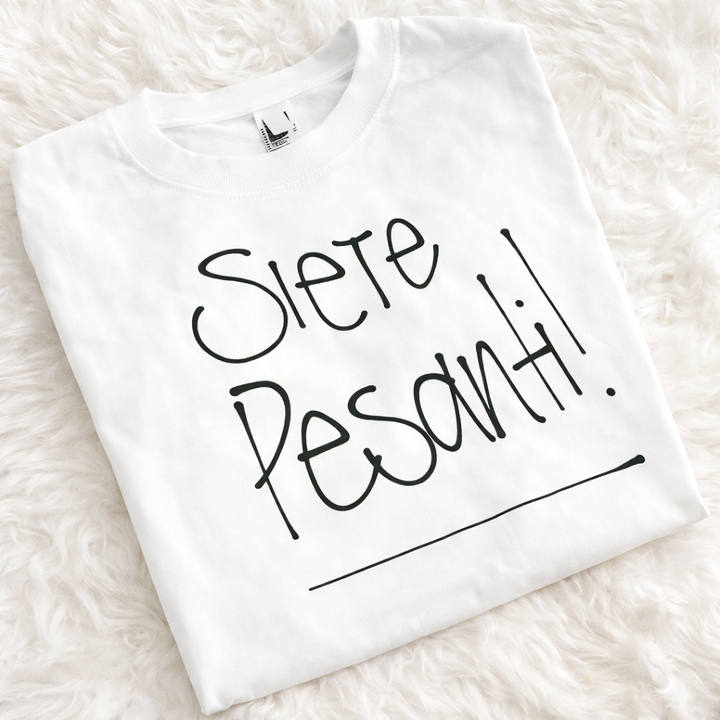 T-shirt siete pesanti