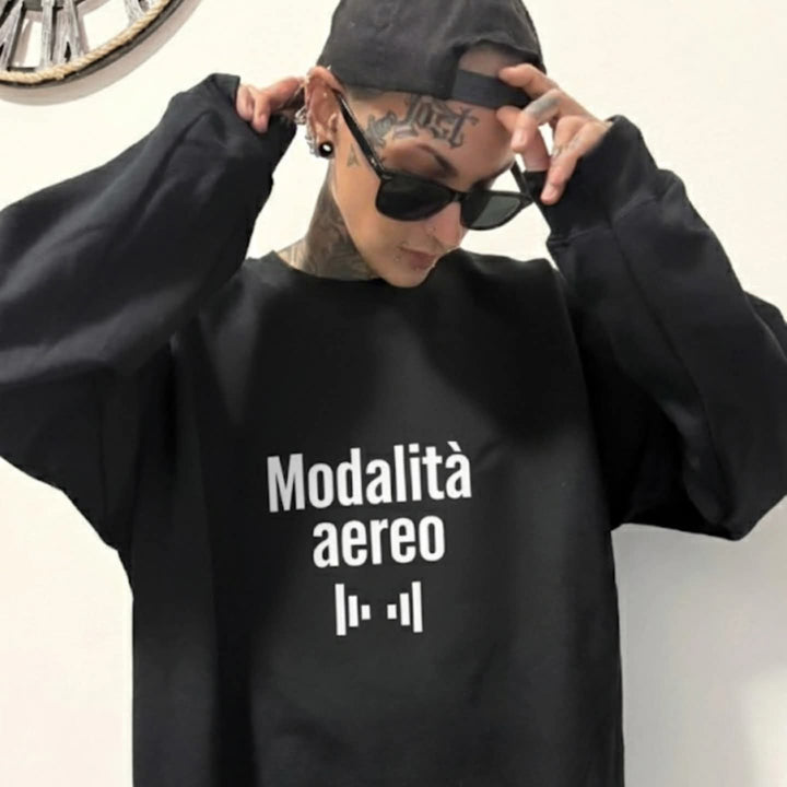 Felpa modalità aereo