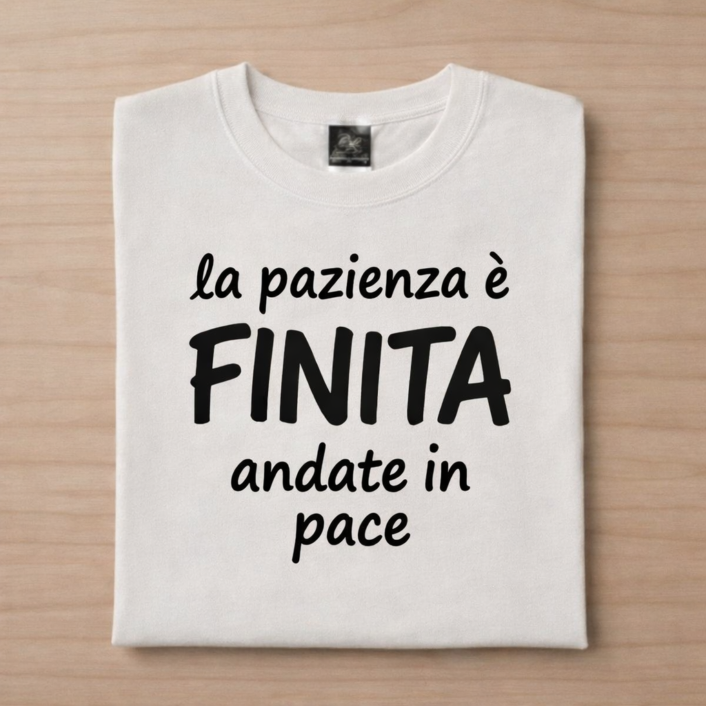 T-shirt la pazienza è finita