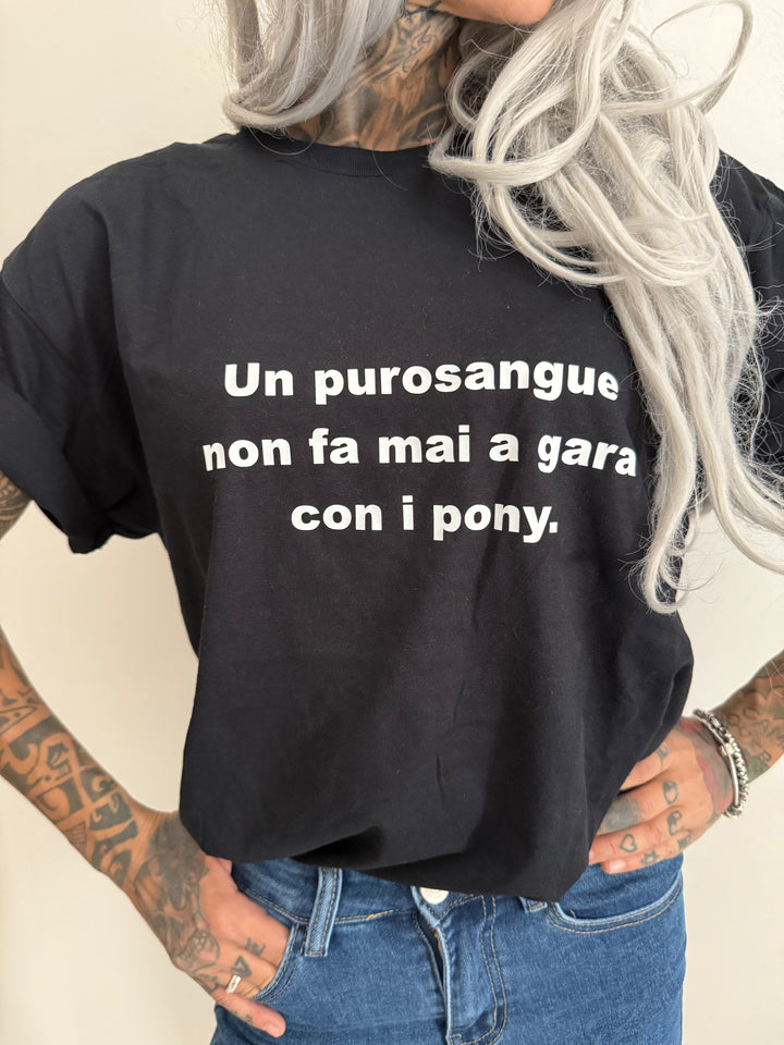 T-shirt purosangue