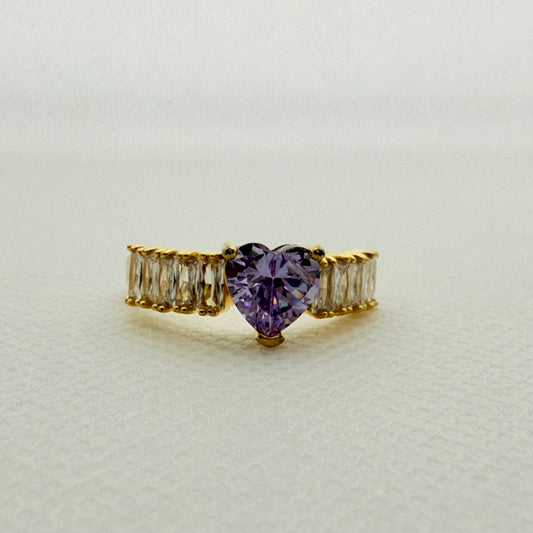 Anello cuore Princess