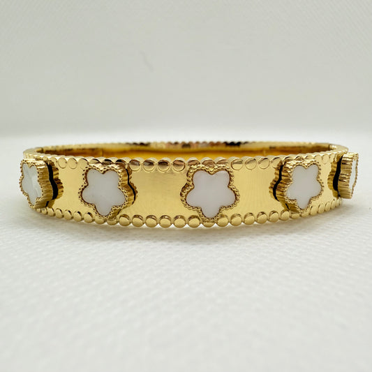 Bracciale rigido fiorellini