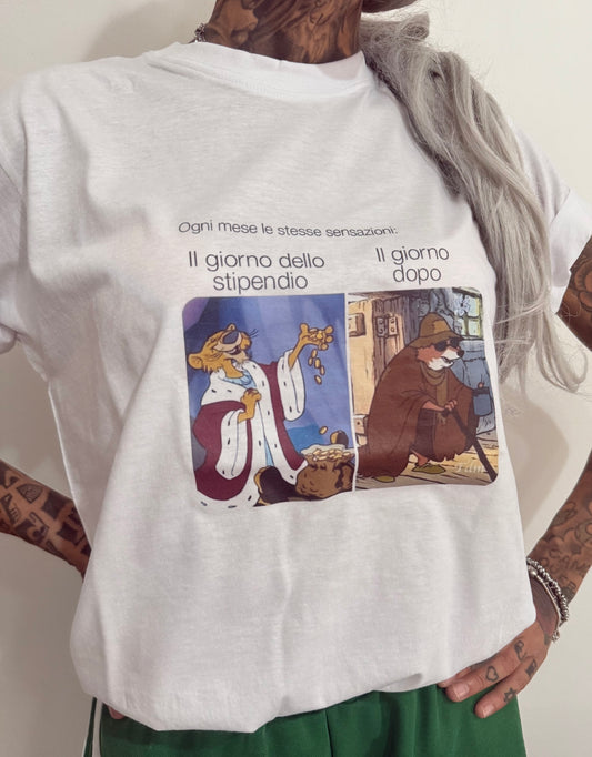 T-shirt stipendio