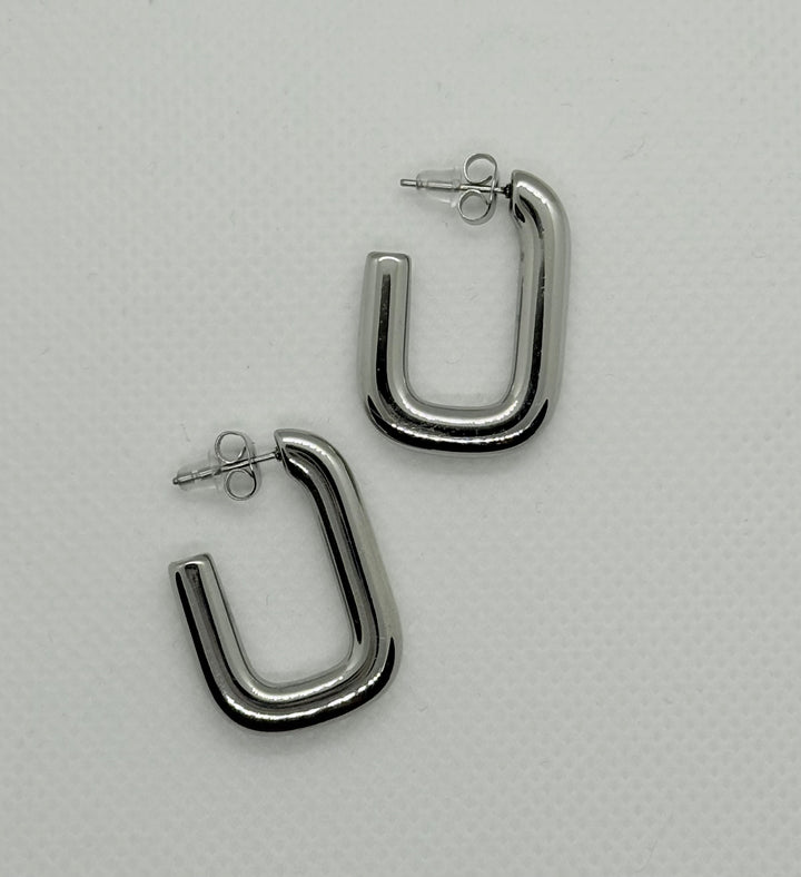 Orecchini Rectangular silver