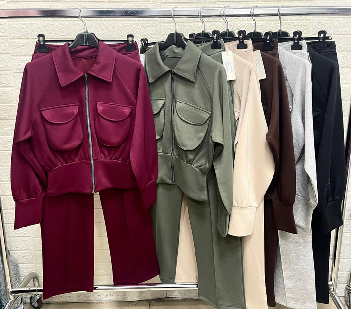 Tuta Glam city bordeaux