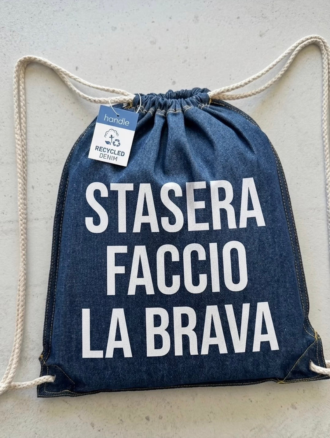 Sacca faccio la brava denim