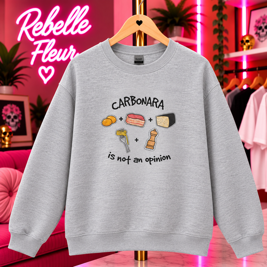 Felpa Carbonara