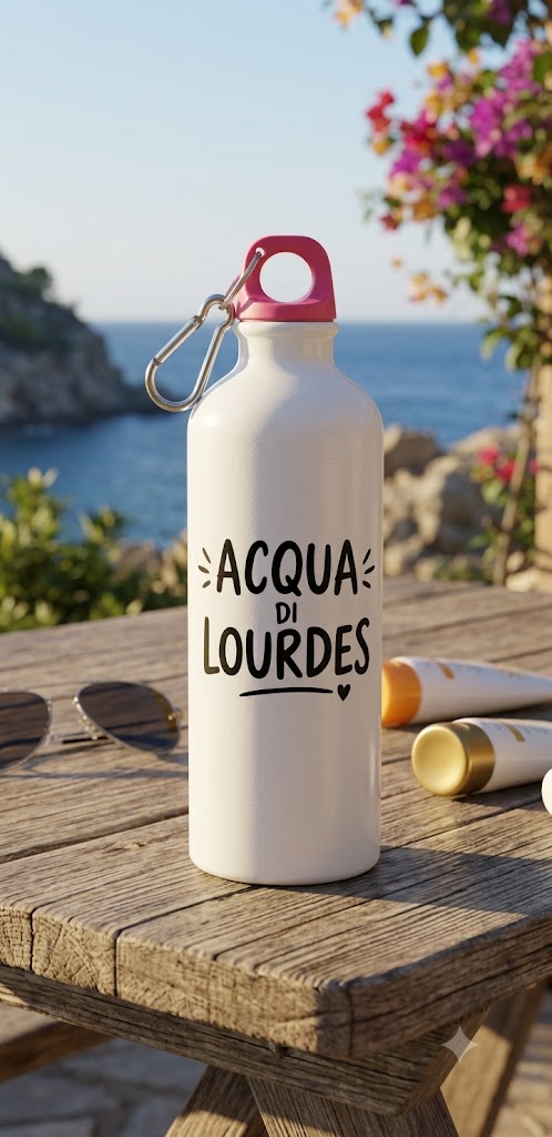 Borraccia acqua di Lourdes