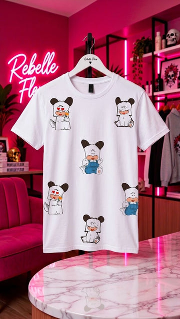 T-shirt spank