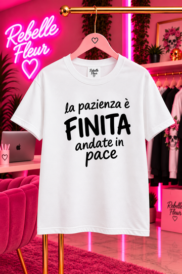 T-shirt la pazienza è finita
