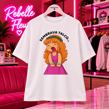 T-shirt sembrava talco