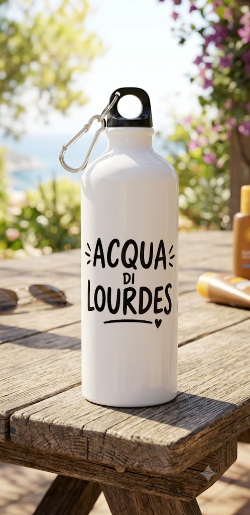 Borraccia acqua di Lourdes