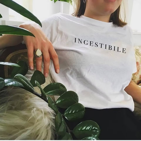 T-shirt con scritta a scelta