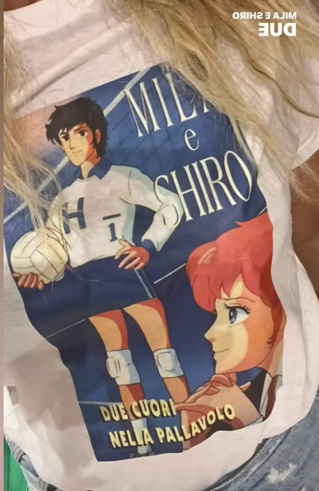 T-shirt Mila e Shiro