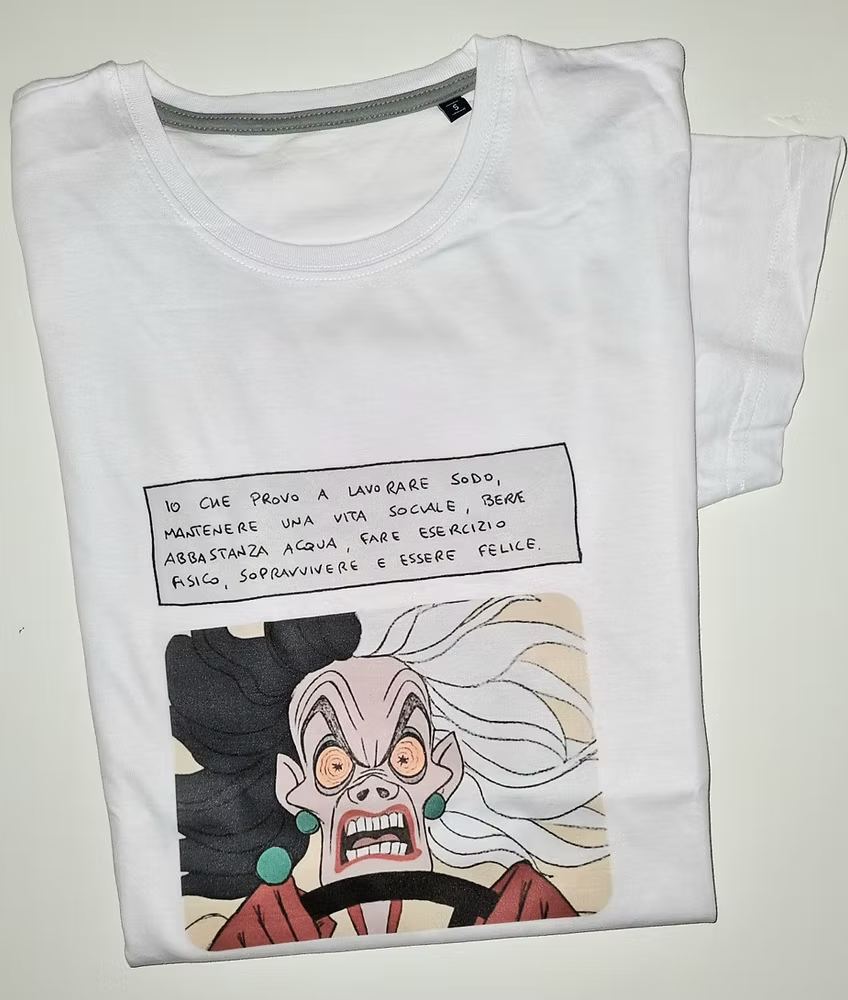 T-shirt Crudelia Crazy