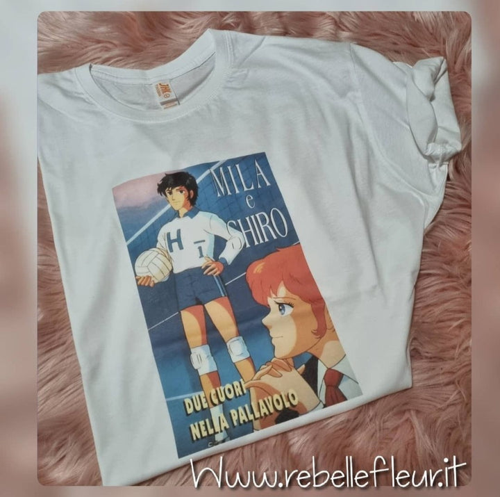 T-shirt Mila e Shiro