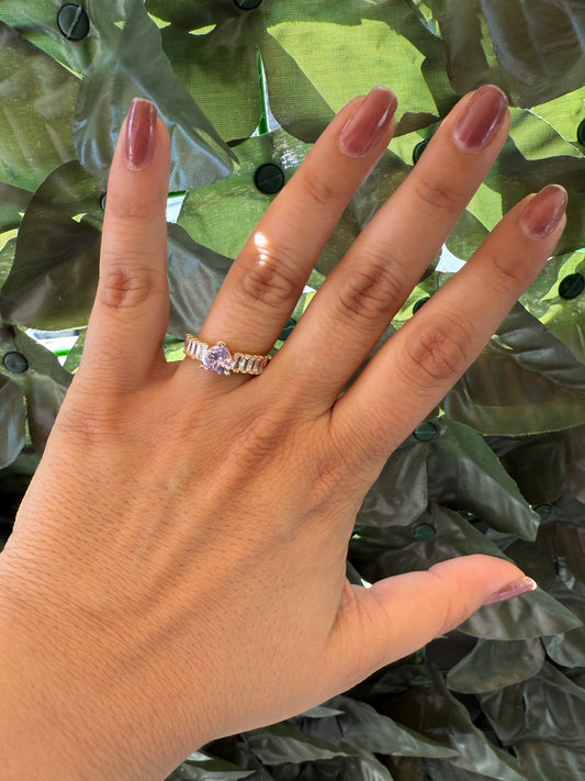 Anello cuore Princess