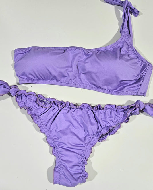 Bikini monospalla lilla