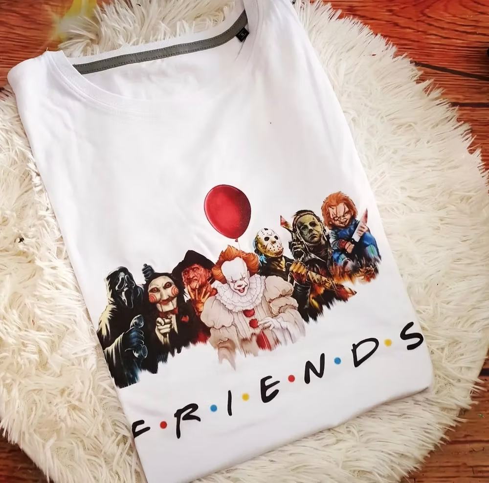 T-shirt Friends horror
