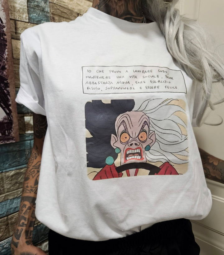 T-shirt Crudelia Crazy