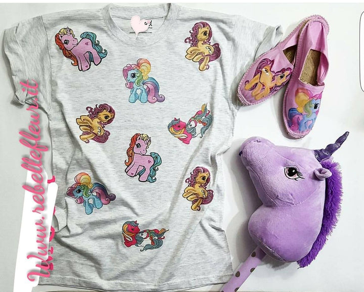 T-shirt Mini pony Bianca