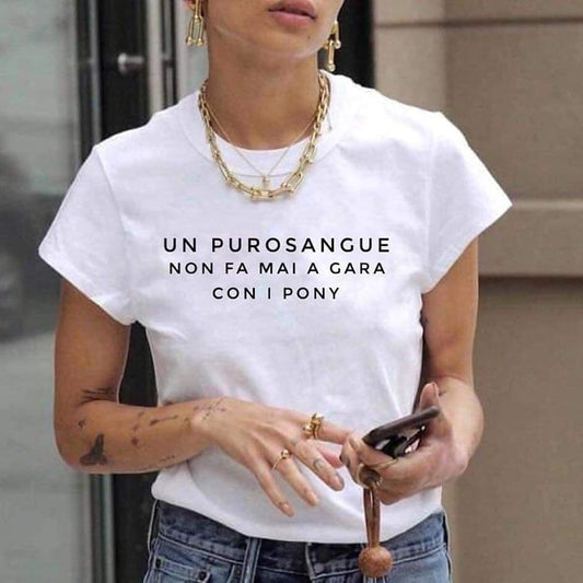 T-shirt purosangue