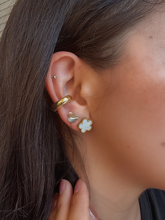 Earcuff gold pitonato