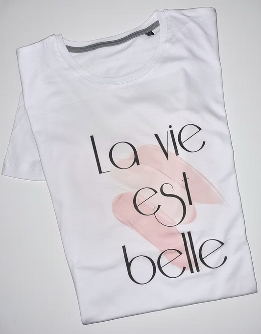 T-shirt La vie est belle TAGLIA M