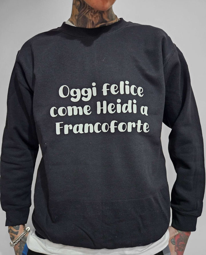 Felpa felice come Heidi