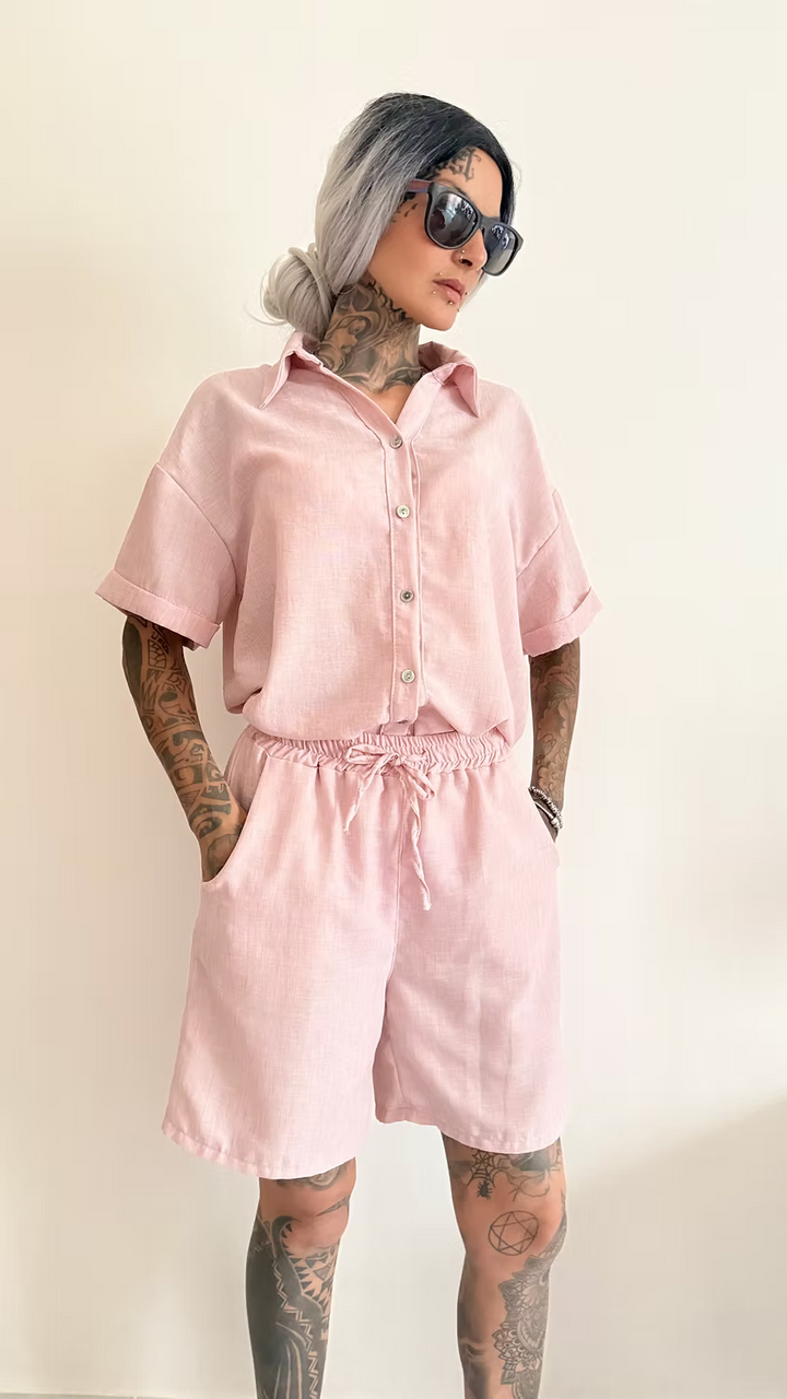 Coordinato summer pink