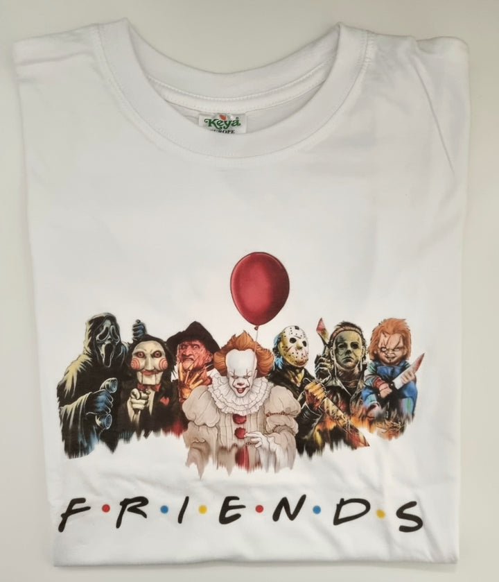 T-shirt Friends horror