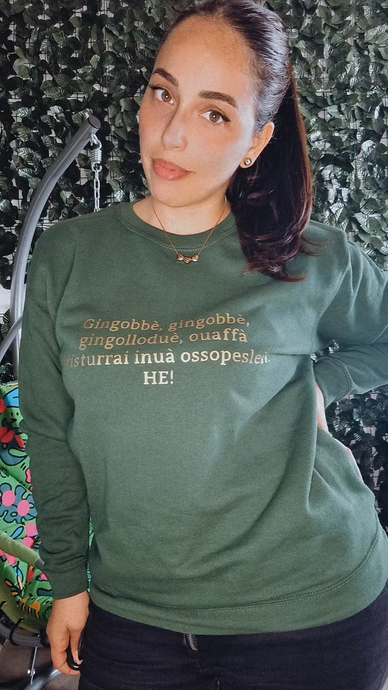 Felpa gingobbè LIMITED EDITION verde