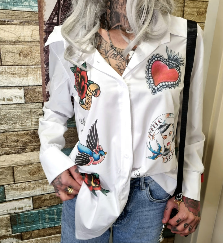 Camicia Old school tattoo