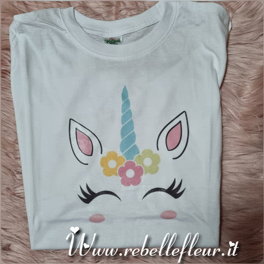 T-shirt unicorno bimba