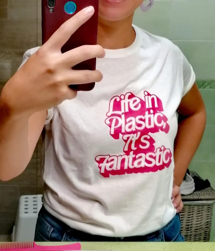 T-shirt life in plastic