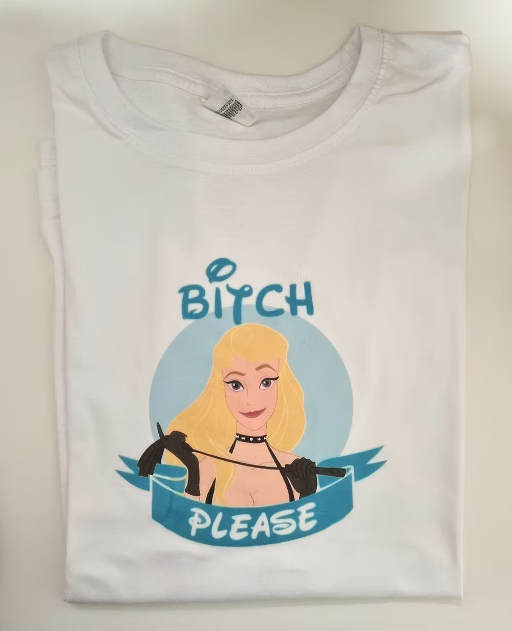 T-shirt principesse bitch please