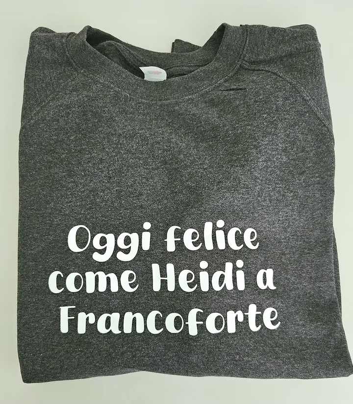 Felpa felice come Heidi