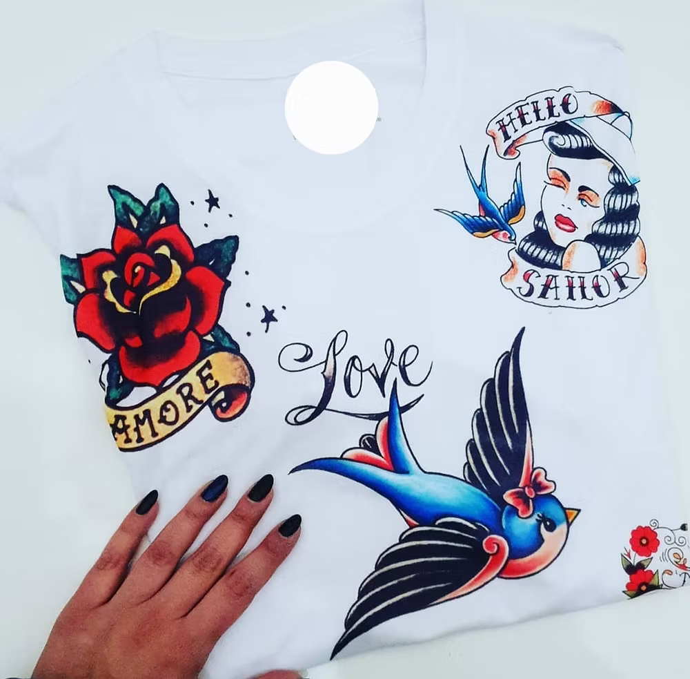 T-shirt tattoo old school