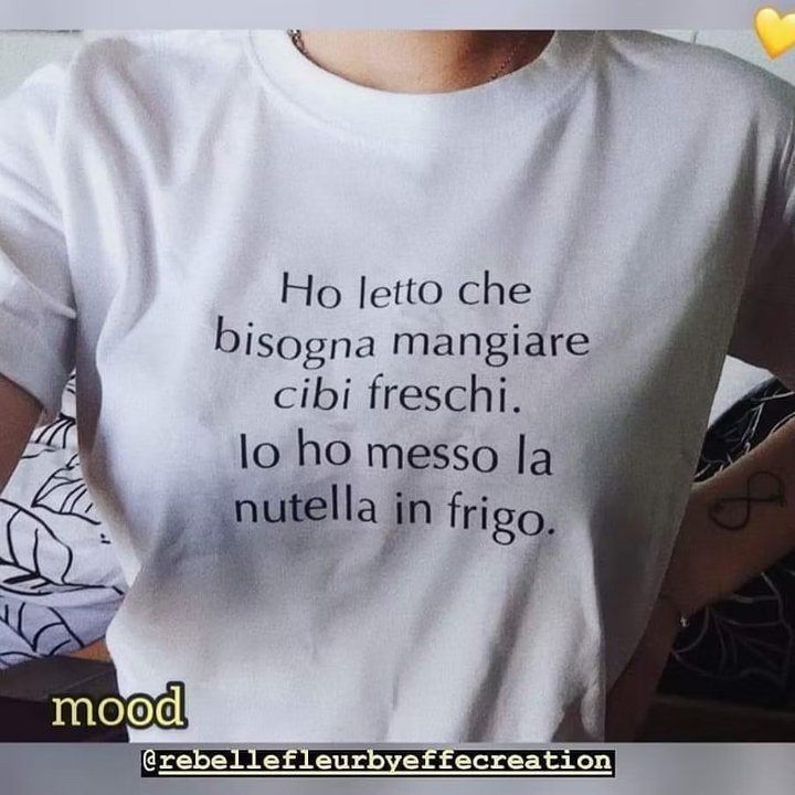 T-shirt nutella