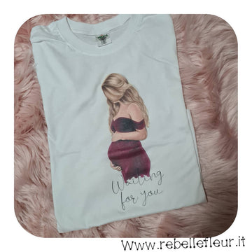 T-shirt pregnant TAGLIA M
