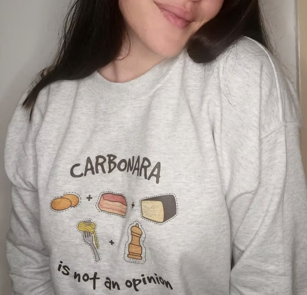 Felpa Carbonara